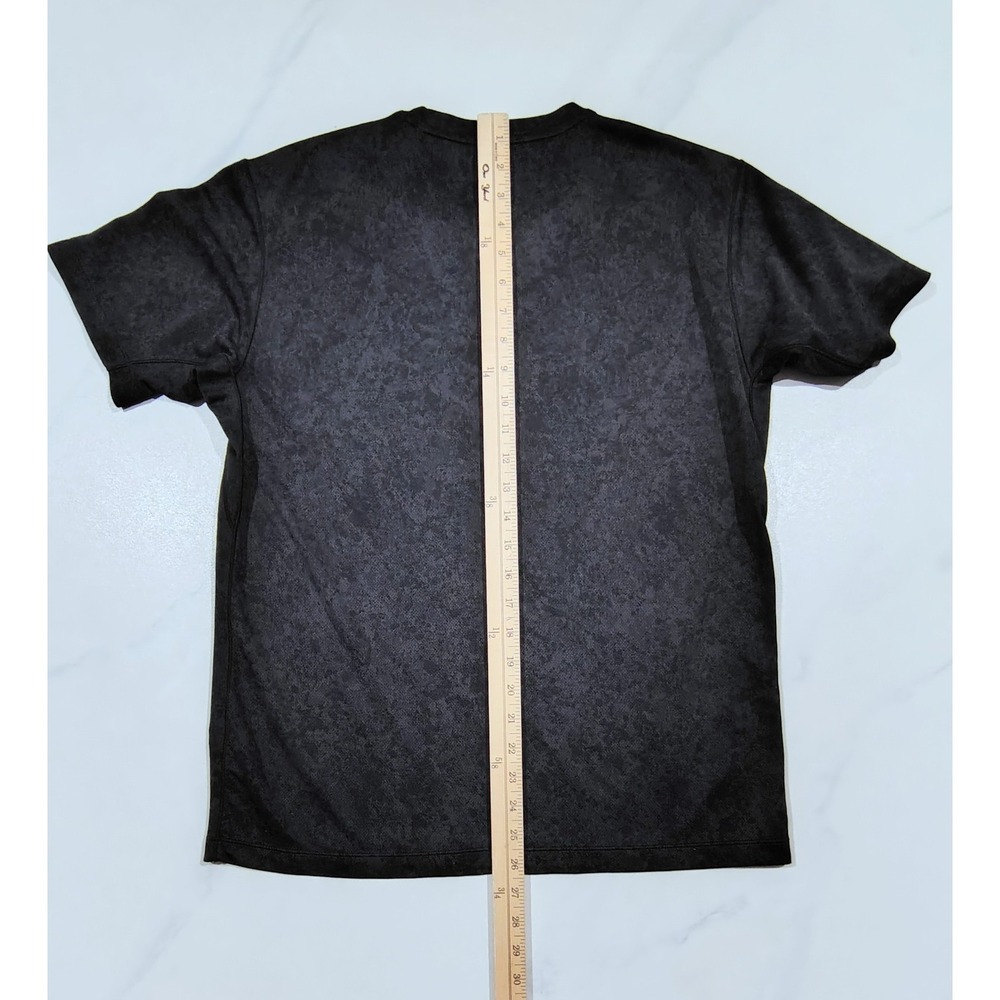 Uniqlo Dry-Ex Mens T-Shirt Medium Black Camo Meguru Yamaguchi Performance - Picture 7 of 8